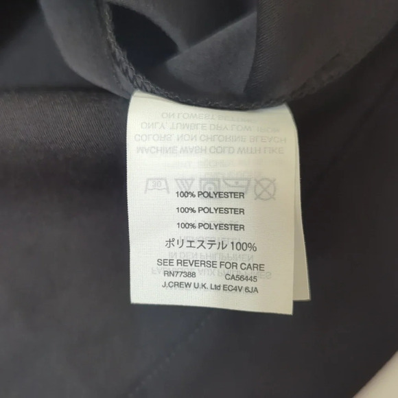 NWOTs J Crew Tiered Bell Sleeve Top Black Crepe Size 4T Spring 2025 - Picture 16 of 16